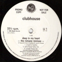 CLUBHOUSE - Deep In My Heart / Everybody