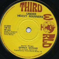 DERRICK MORGAN - Under Heavy Manners / Version.