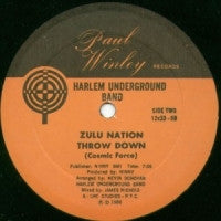 AFRIKA BAMBAATA / HARLEM UNDERGROUND BAND - Zulu Nation Throw Down