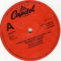GLORIA JONES - Bring On The Love (Why Can't We Be Friends Again)