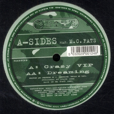 A-SIDES & MC FATS - Crazy VIP / Dreaming