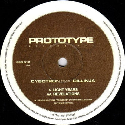 CYBOTRON FEAT. DILLINJA - Light Years / Revelations