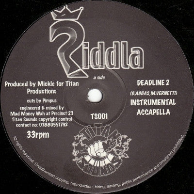 RIDDLA - Deadline 2000 / Destinations