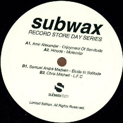AMIR ALEXANDER / HINODE / SAMUEL ANDRÉ MADSEN / CHRIS MITCHELL - Subwax Record Store Day Series 2014