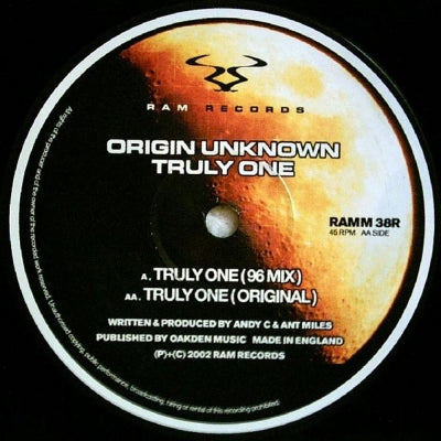 ORIGIN UNKNOWN - Truly One (Remixes)