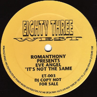 ROMANTHONY PRESENTS EVE ANGEL - It's Not The Same