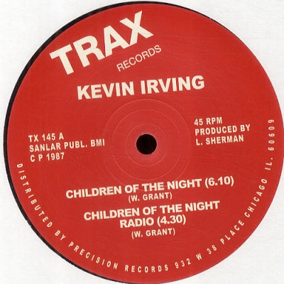 KEVIN IRVING - Children Of The Night