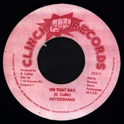 THE ABYSSINIANS - On That Day / Version.