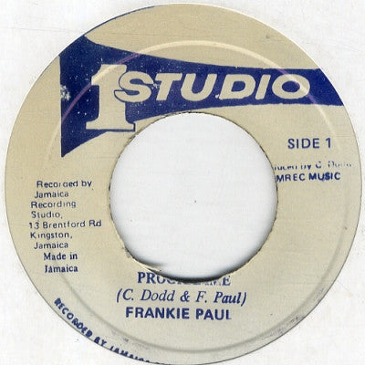 FRANKIE PAUL - Programme / Version.