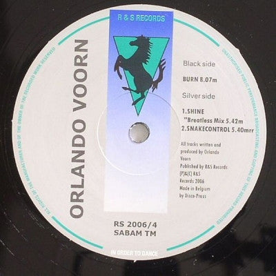 ORLANDO VOORN - Burn / Shine / Snakecontrol