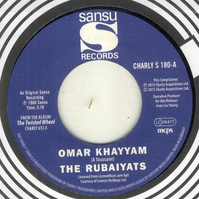 THE RUBAIYATS / JOHN WILLIAMS & THE TICK TOCKS - Omar Khayyam / Do Me Like You Do Me