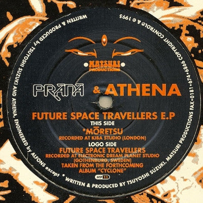 PRANA & ATHENA - Future Space Travellers E.P