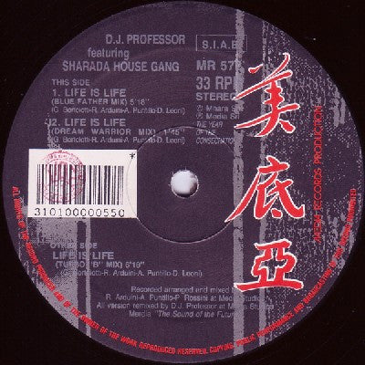 D.J. PROFESSOR FEATURING SHARADA HOUSE GANG - Life Is Life