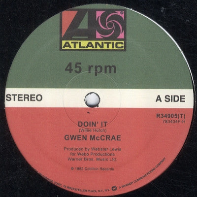 GWEN MCCRAE - Doin It / 90% Of Me