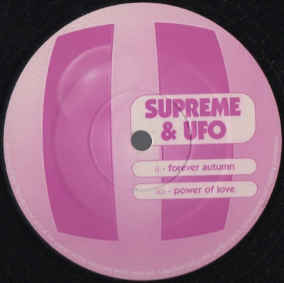 DJ SUPREME & UFO FEATURING DONNA GRASSIE - Go Mental 11 - Forever Autumn / Power Of Love