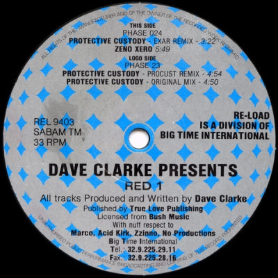DAVE CLARKE - Red 1
