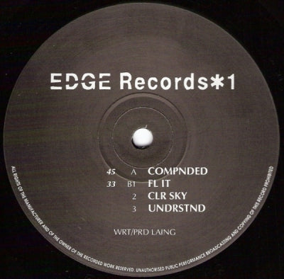 DJ EDGE - *1 (Compnded / FL IT / CLR Sky / Undrstnd)