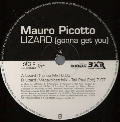 MAURO PICOTTO - Lizard (Gonna Get You)