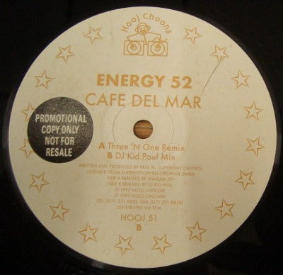 ENERGY 52 - Café Del Mar (Disc One)