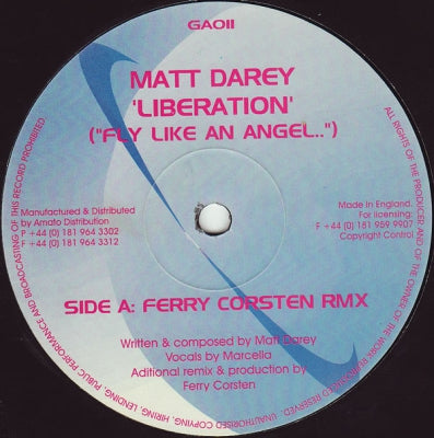 MATT DAREY - Liberation (Fly Like An Angel..)