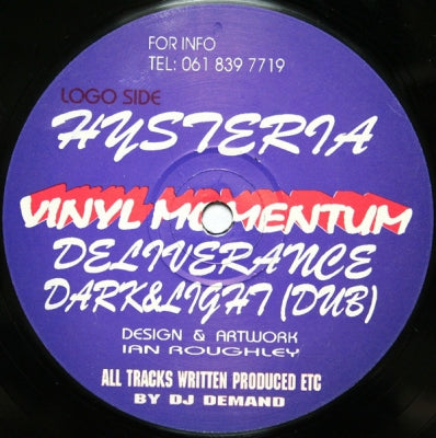 DJ DEMAND - Hysteria / Deliverance / Dark & Light (Dub)