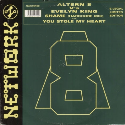 ALTERN 8 V'S EVELYN KING - Shame (Hardcore Mix) / You Stole My Heart
