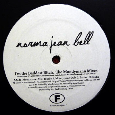 NORMA JEAN BELL - I'm the Baddest Bitch