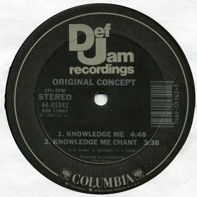 ORIGINAL CONCEPT - Can You Feel It / Knowledge Me