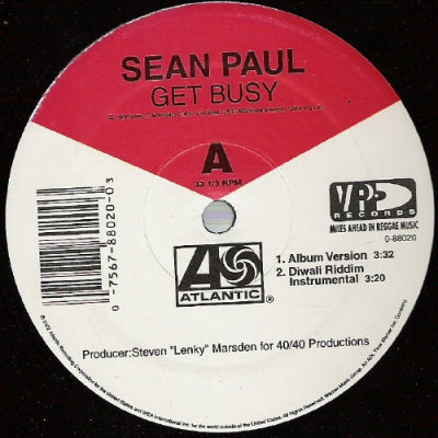 SEAN PAUL FEATURING FATMAN SCOOP & CROOKLYN CLAN - Get Busy