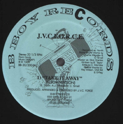 J.V.C FORCE - Take It Away / Strong Island (Blue Mix)