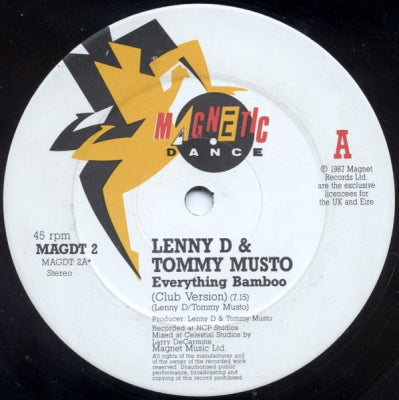 LENNY D & TOMMY MUSTO - Everything Bamboo