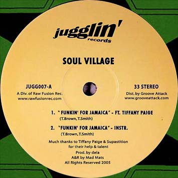 SOUL VILLAGE - Funkin' For Jamaica Featuring Tiffany Page.