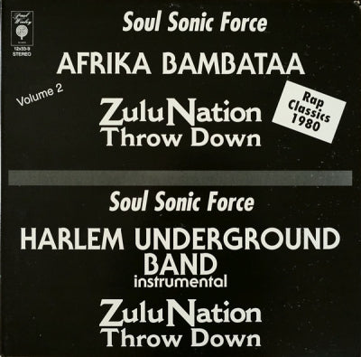 AFRIKA BAMBAATA / HARLEM UNDERGROUND BAND - Zulu Nation Throw Down Volume 2 / Zulu Nation Throwdown