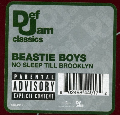 BEASTIE BOYS - No SleepTill Brooklyn