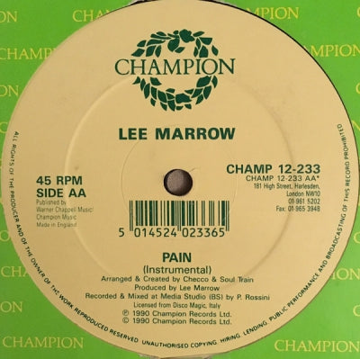 LEE MARROW - Pain