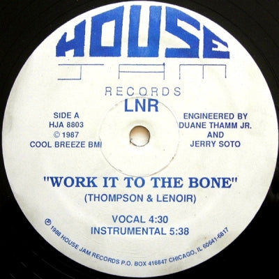 LNR - Work it to the Bone /  It's A Mystery To Me