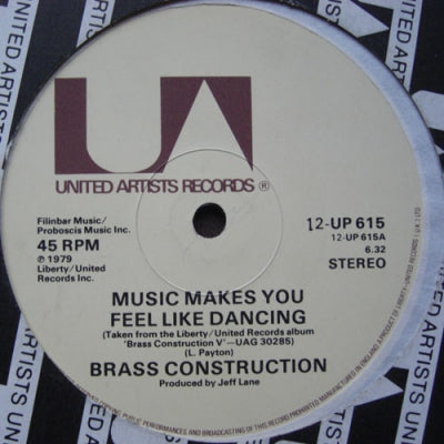 BRASS CONSTRUCTION - Music Makes You Feel Like Dancing / Shakit