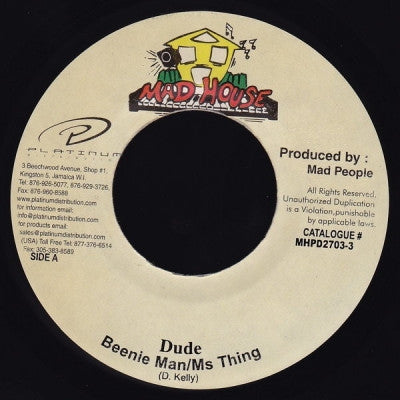 BEENIE MAN / MS THING - Dude / Version