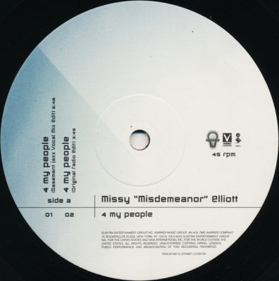 MISSY MISDEMEANOR ELLIOT  - 4 My People