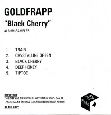 GOLDFRAPP - Black Cherry Album Sampler