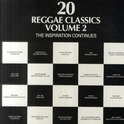 VARIOUS - 20 Reggae Classics Volume 2 - The Inspiration Continues