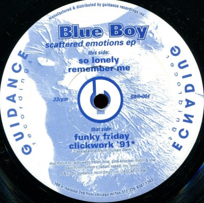 BLUEBOY - Scattered Emotions E.P. feat: Remember Me