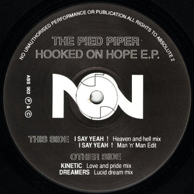 THE PIED PIPER - Hooked On Hope E.P.