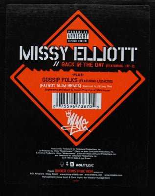 MISSY ELLIOTT - Back In The Day Featuring Jay-Z.