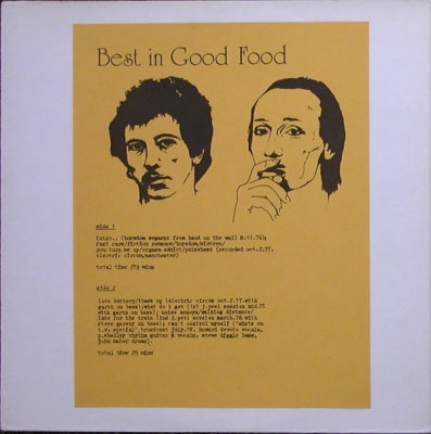 BUZZCOCKS - Best In Good Food