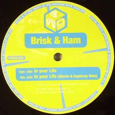BRISK & HAM - In Your Life (Storm & Euphony Remix)