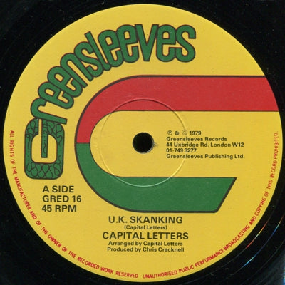 CAPITAL LETTERS - U.k. Skanking / Run Run Run
