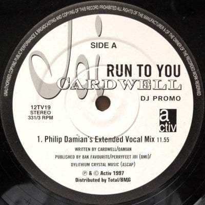 JOI CARWDELL - Run To You