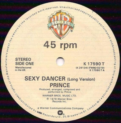 PRINCE - Sexy Dancer / Bambi
