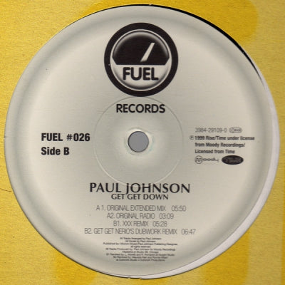 PAUL JOHNSON - Get Get Down
